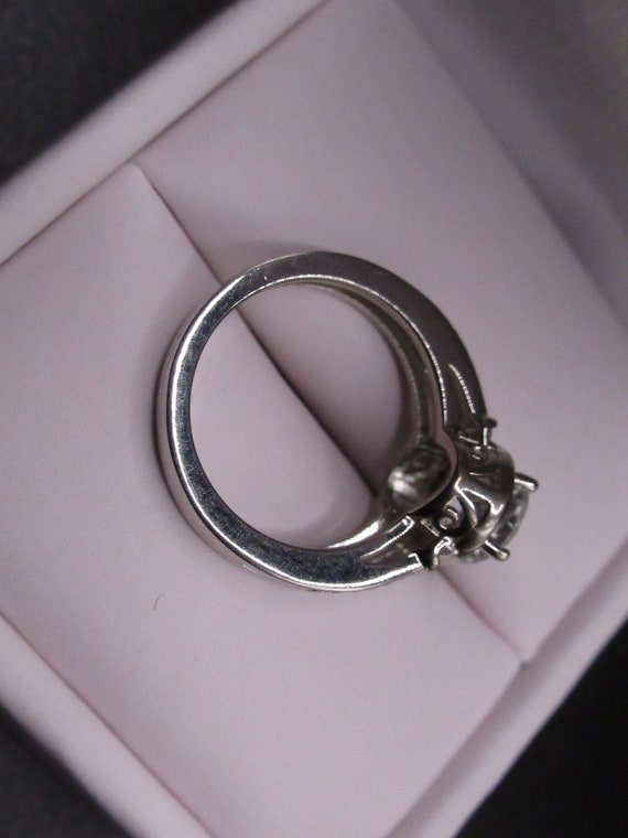 AQUAMARINE Diamond Ring | Hidden Halo Ring | Pave… - image 8