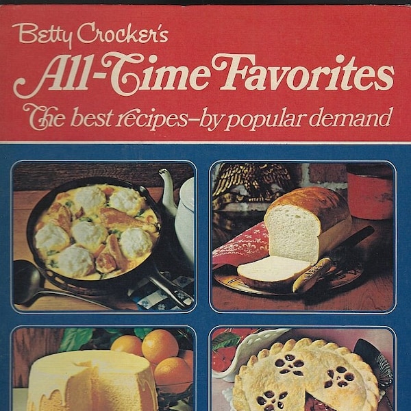 Betty Crocker Cookbooks All Time Favorites, Family Dinners, Salads Vintage Recipes