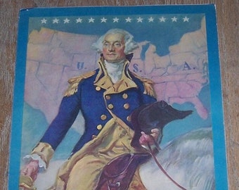 Father of the Land We Love George Washington Bicentennial 1931 Vintage Patriotic Sheet Music James Montgomery Flagg Cover