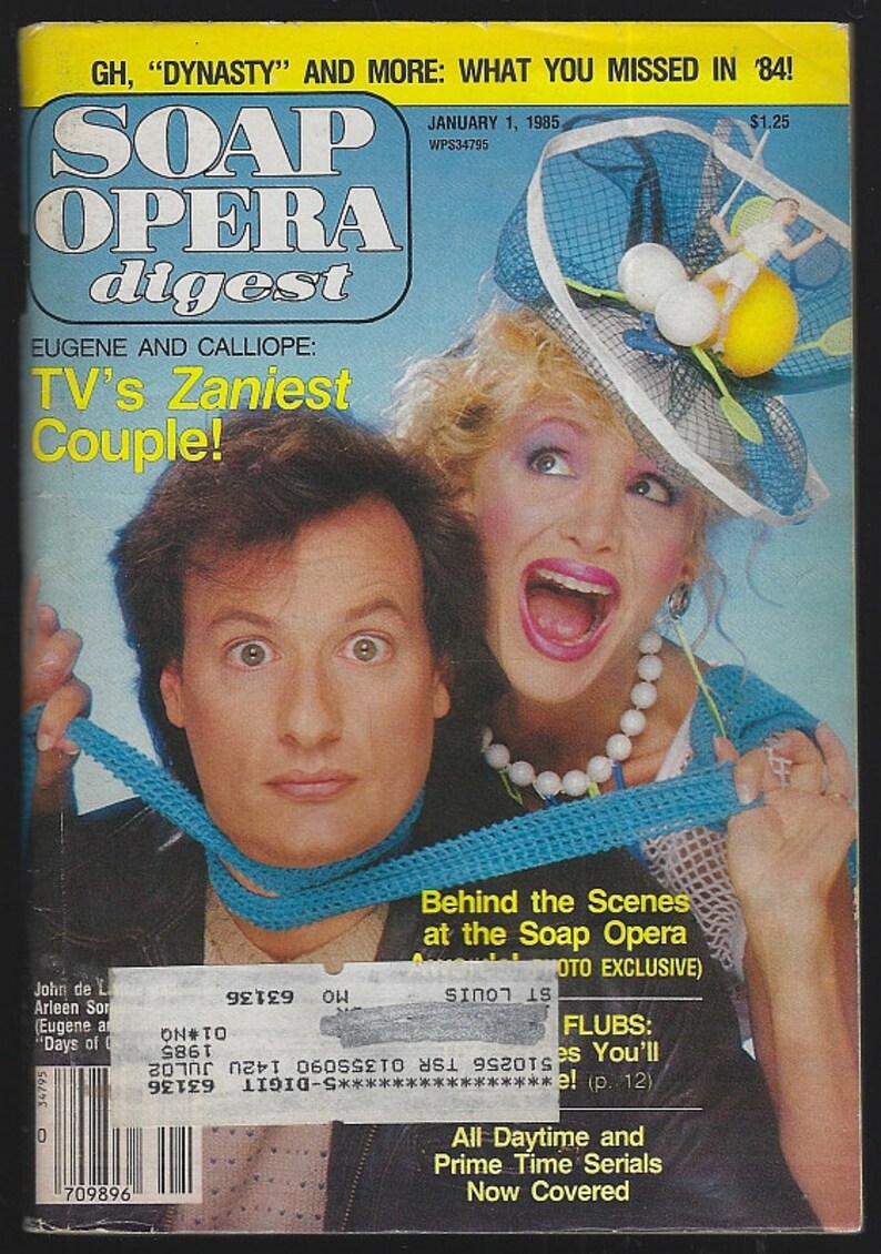 Soap Opera Digest Magazines 1985 Days of Our Lives Peter Etsy