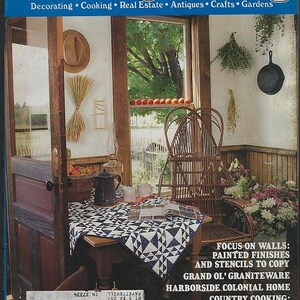 Country Living Magazine 1989 June, July Ellis Island Birdhouses 