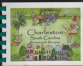 Taste of Charleston Restaurant Recipes by Phyllis Myers 2004 Cookbook South Carolina