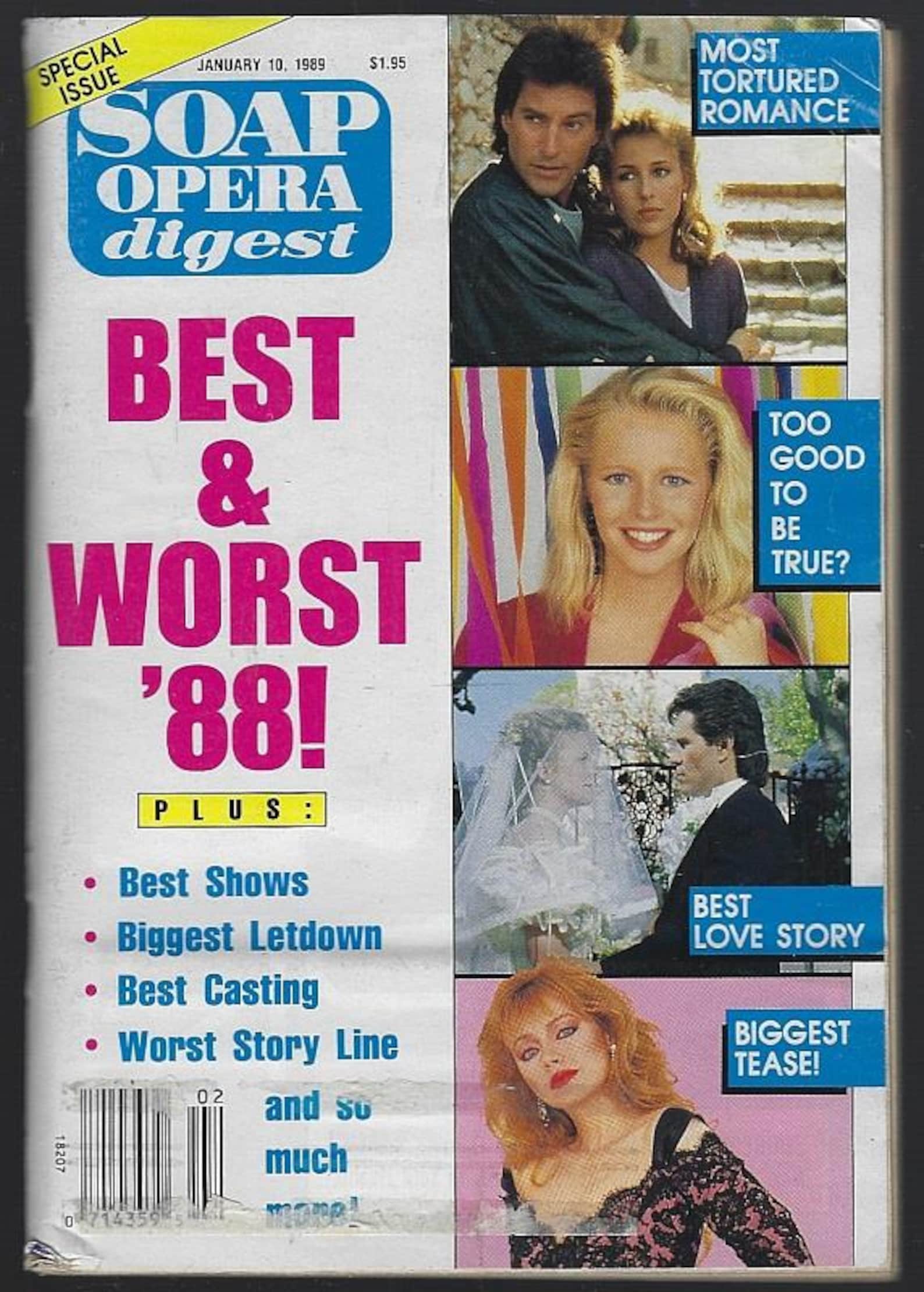 Opera Digesto Soap Opera Digest Magazine 1989 General Hospital, Young and Restless ...