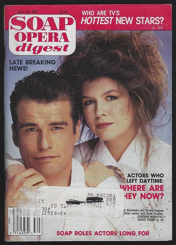 Soap Opera Digest Magazine 1987 Issues as the World Turns Etsy
