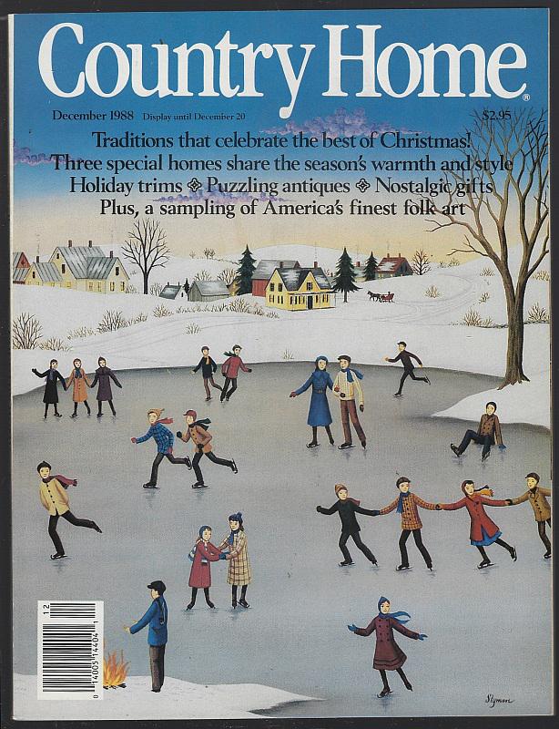 December Country Country Home December Magazines Christmas Holiday Decorating Antiques ...