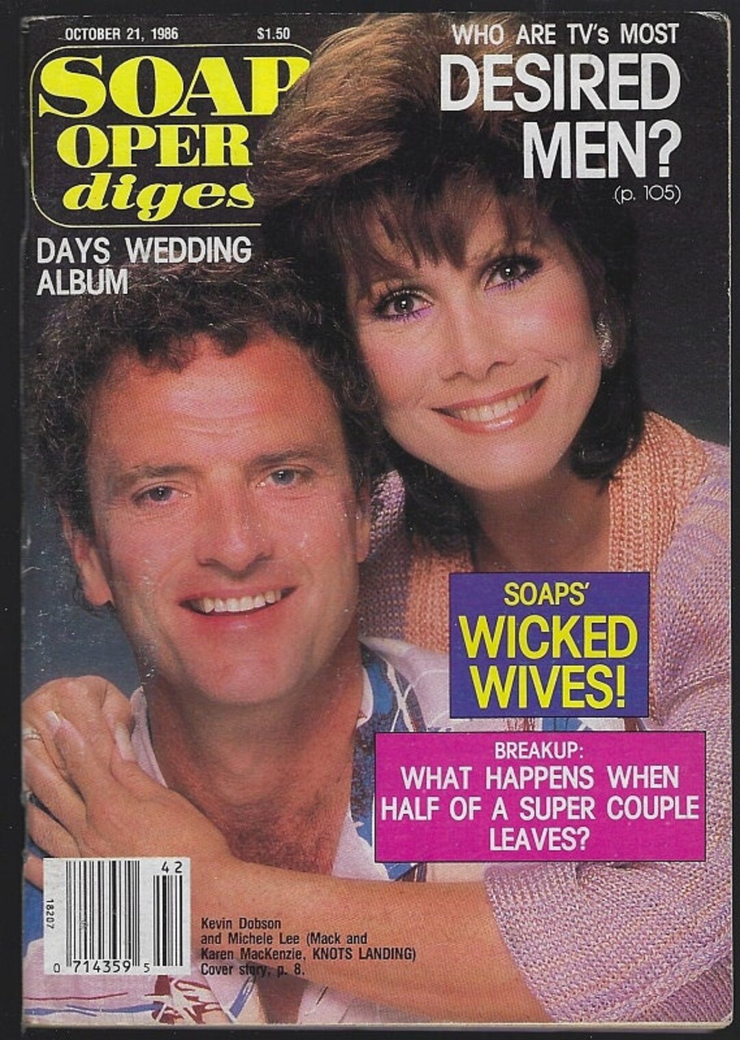 Soap Opera Digest Magazine 1986 Issues as the World Turns All My