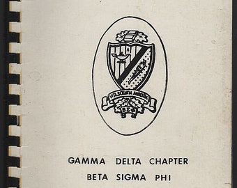 Gamma Delta Chapter Beta Sigma Phi Cook Book Huntsville, Alabama 1966 Vintage Southern Recipes Local Advertising