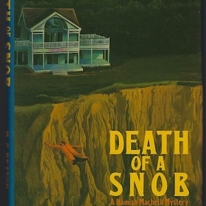 Hamish MacBeth Scotland Mysteries by M. C. Beaton Death of a Snob #6 and Death of a Bore #20 Hardcovers Dust Jackets 1st editions