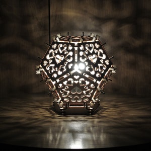 LS - Lovers lamp - Cnc (laser, router), scroll saw pattern (svg, dxf, pdf)