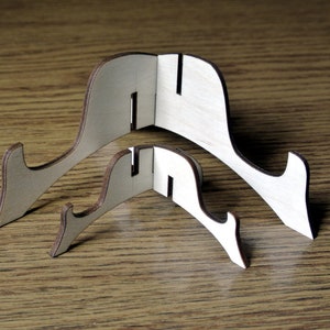 P - Display stands - Cnc (laser, router), scroll saw pattern (svg, dxf, pdf)