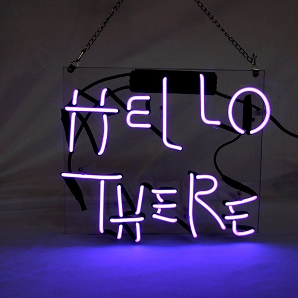 Real Glass Neon Sign Etsy