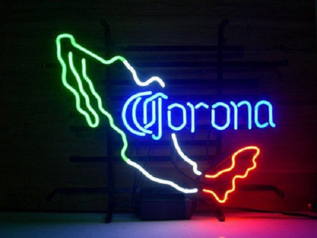 珍しい  Handmade Corona Extra Mexico Cervez Neon Sign Man Cave Decor その他