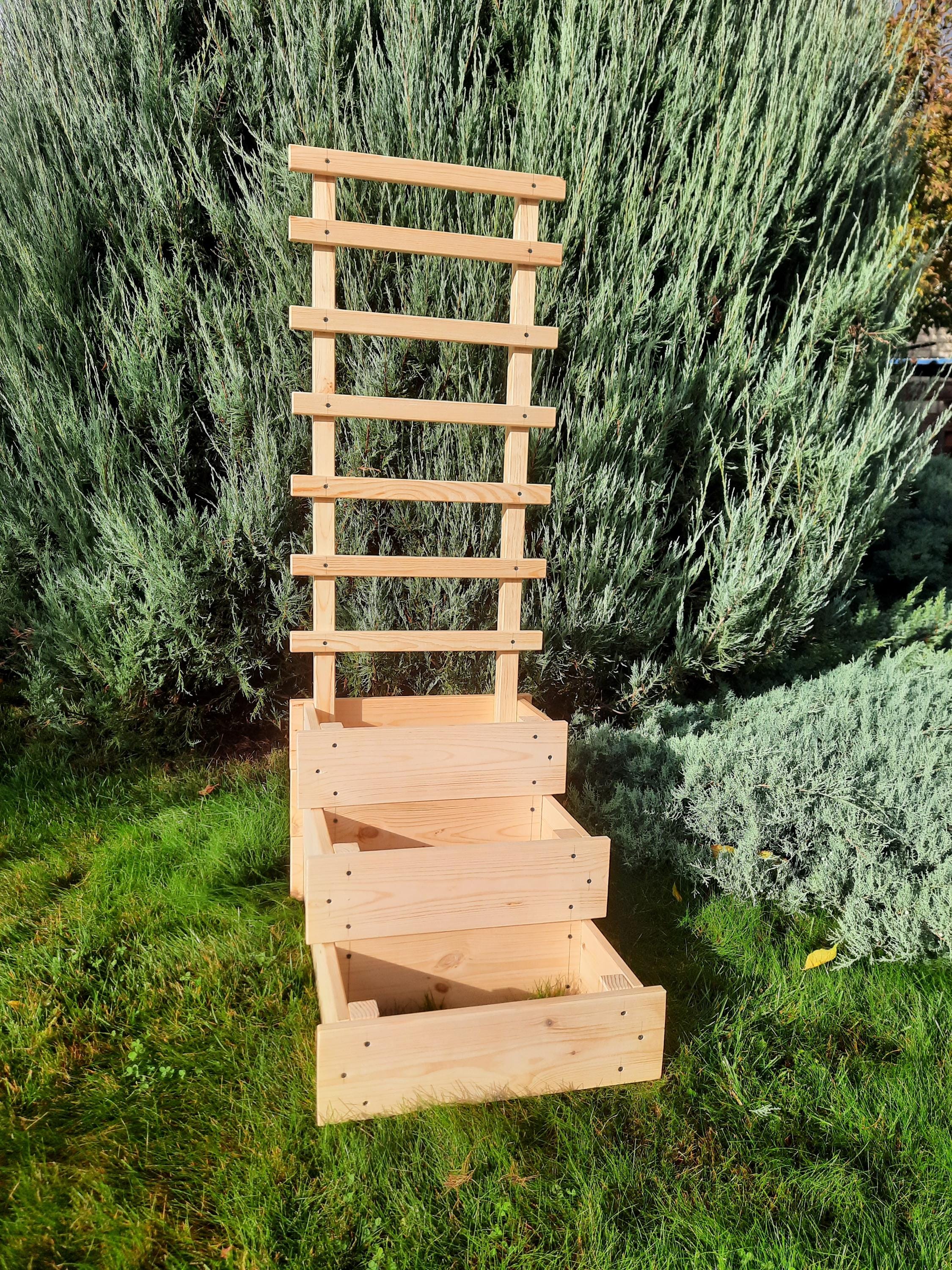Easy Vertical Garden Planter DIY Plans PDF, Wooden Planter Box Stand ...