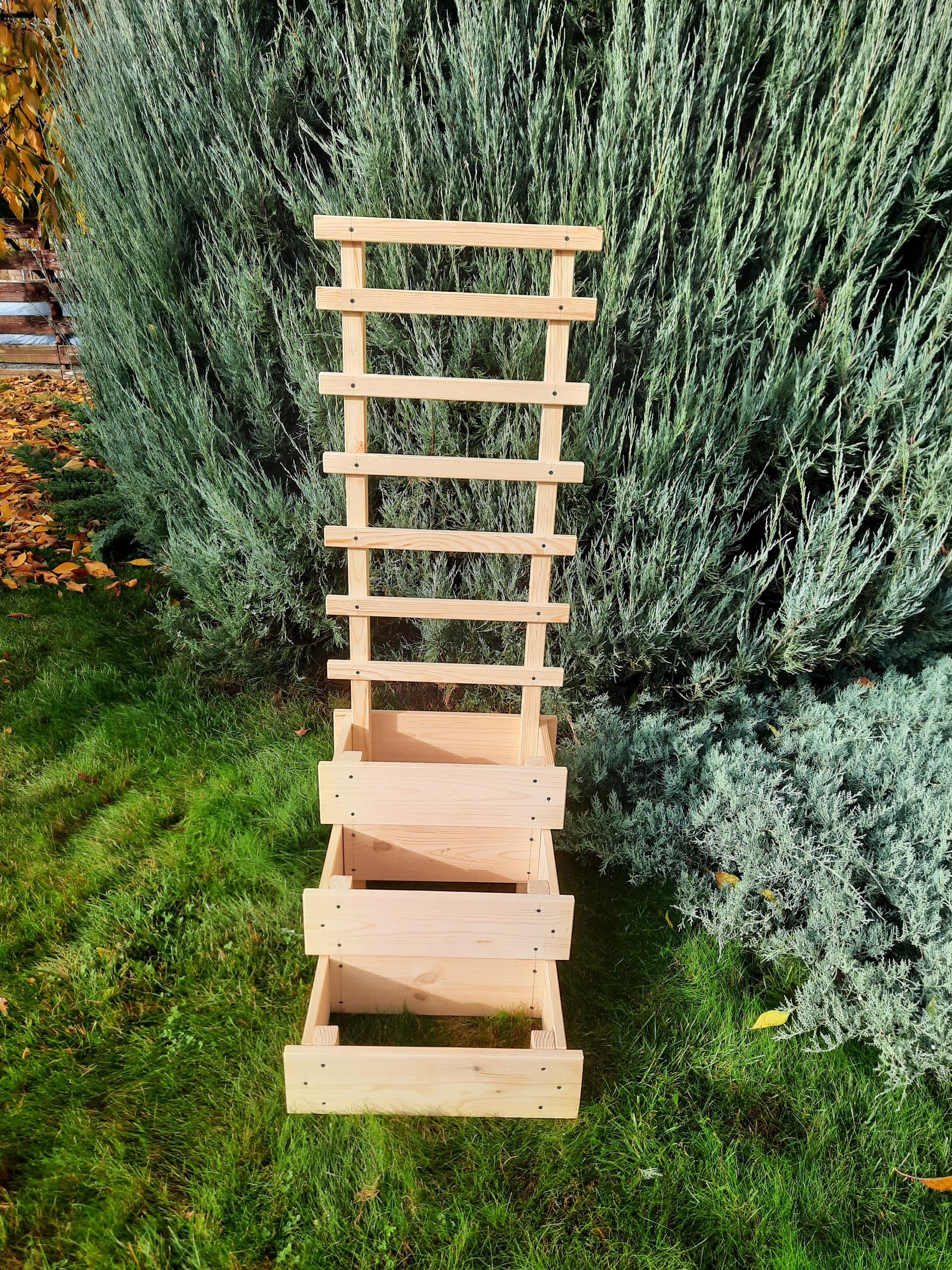 Easy Vertical Garden Planter DIY Plans PDF, Wooden Planter Box Stand ...