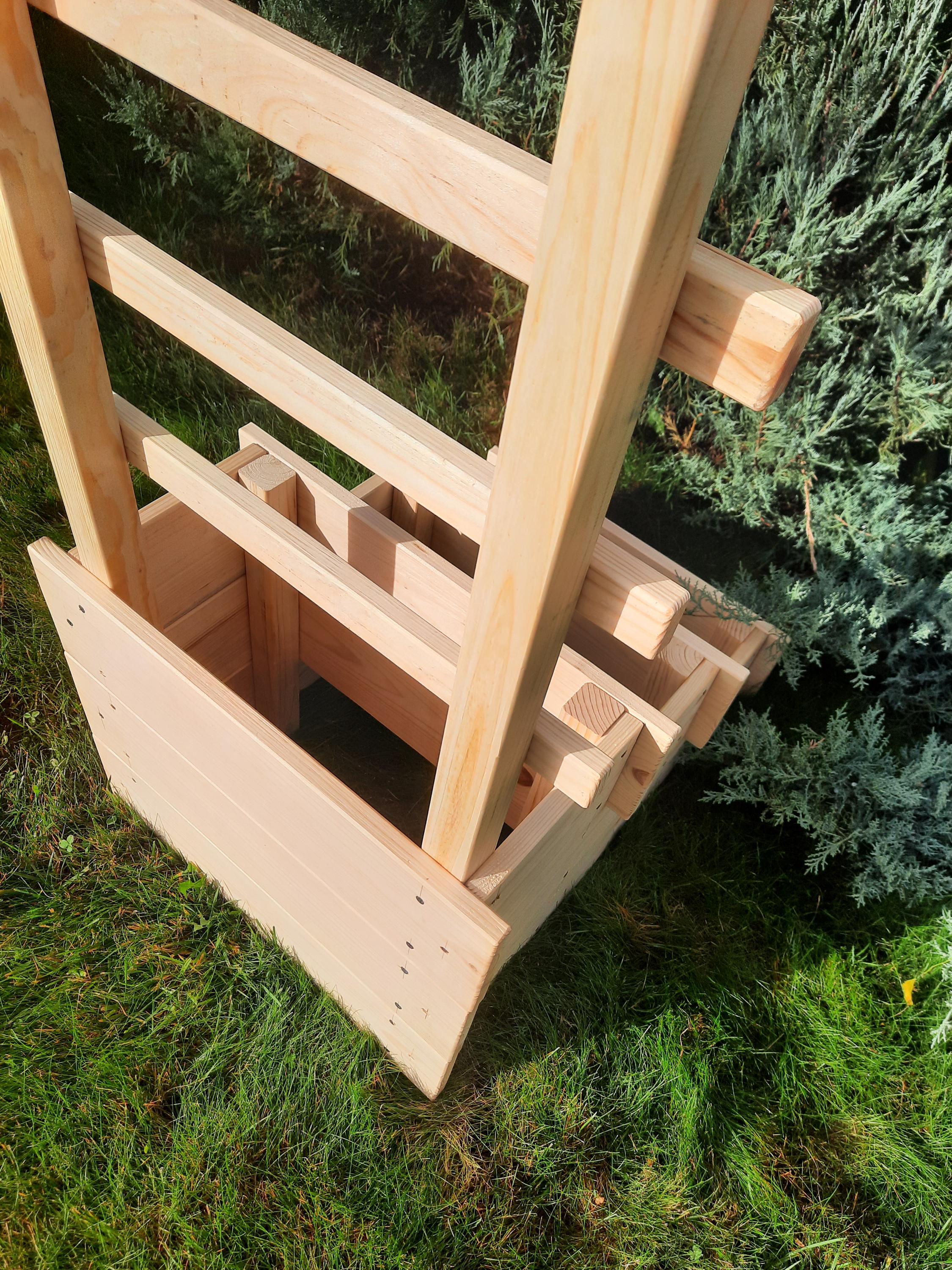 Easy Vertical Garden Planter DIY Plans PDF, Wooden Planter Box Stand ...