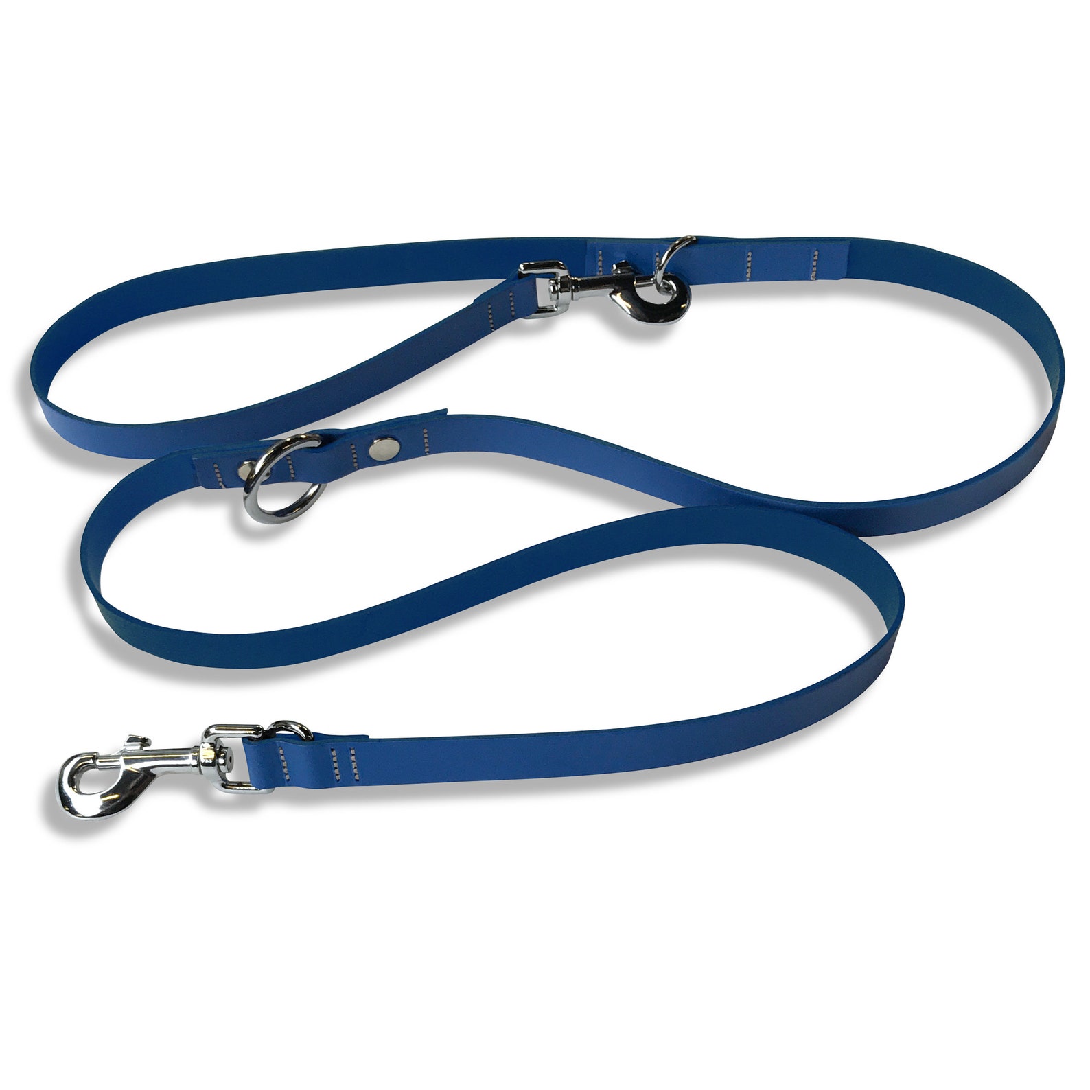 AJ Pet Accessories Police Style Double Ended Dog Lead – 8ft, 13mm Webbing, Small Dogs