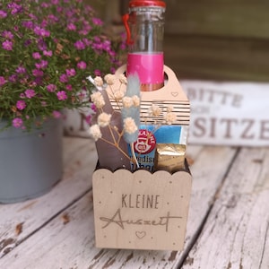 Geschenkebox, Flaschenanhânger piccolo, Wein, Sekt & Bier, Geschenkverpackung