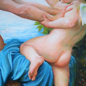 Mein Dank an Bouguereau 2 70 x 100 cm Bild 6
