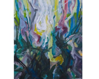Original acrylic painting - A64