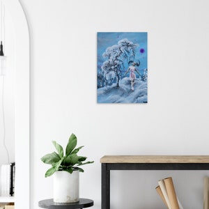 Poster decorativo vintage "La Bella e la Bestia" - Arte murale minimalista per soggiorno e camera da letto - Decorazioni per la casa vintage