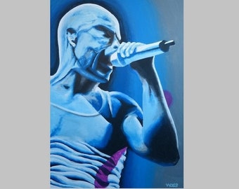 Blauman   -  70 x 100 cm