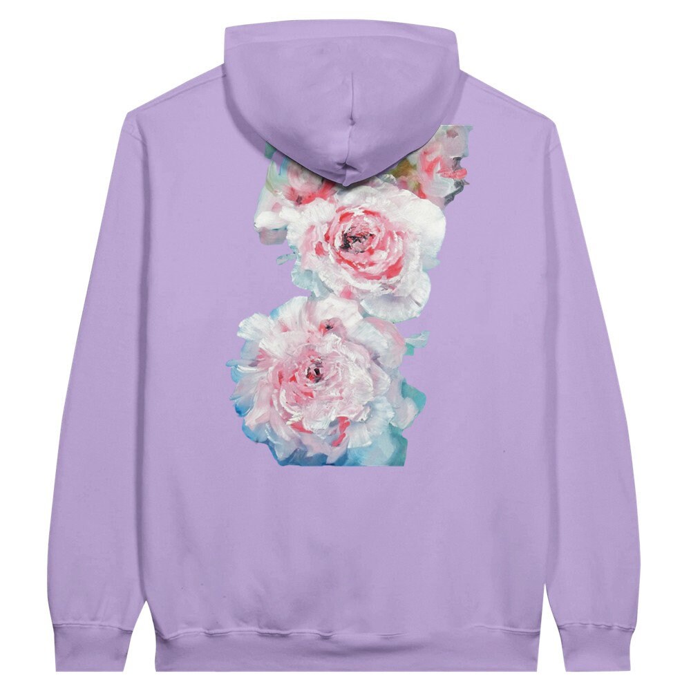 Kapuzenpullover mit blumenmuster