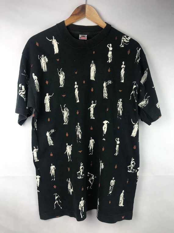 vintage skeleton fullprint tee