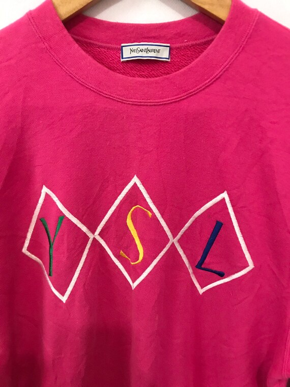 ysl sweatshirt vintage