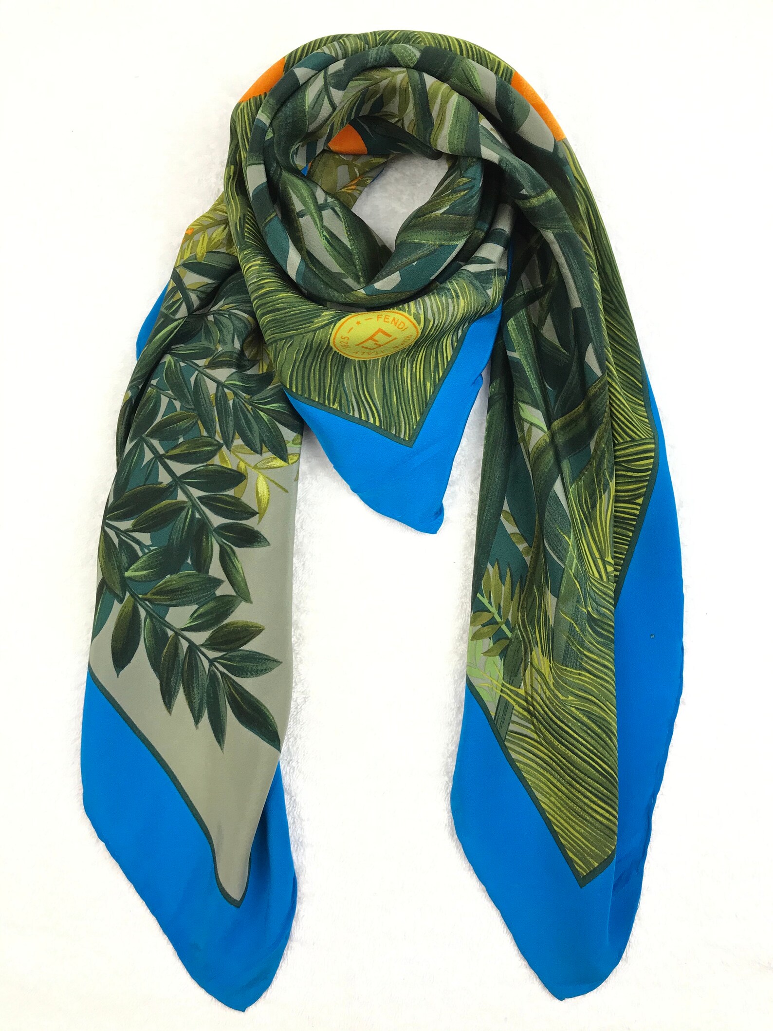 fendi silk shawl