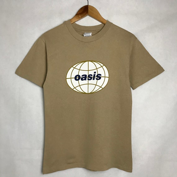 vintage Oasis band tees tour world