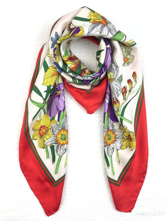 gucci silk head scarf