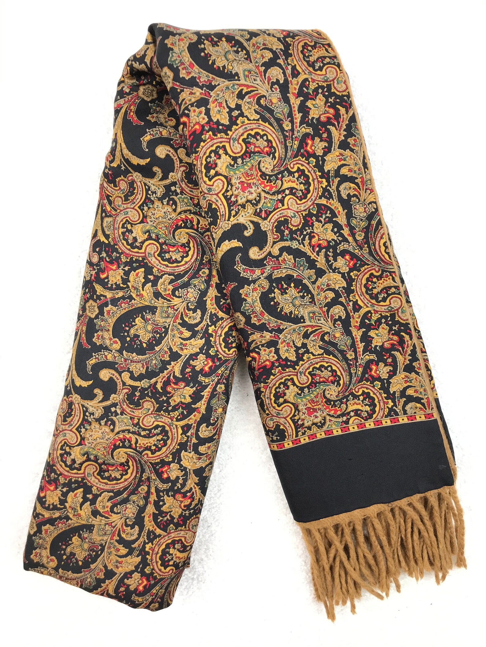 Authentic Pierre Balmain scarf muffler scarves full monogram Etsy