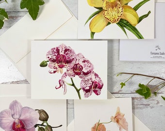 Orchid Greeting Card Set