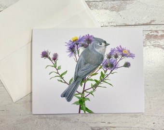 Tufted Titmouse Greeting Card
