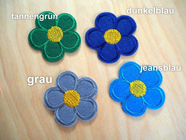 Patches, iron-on transfers, patches flowers image 7