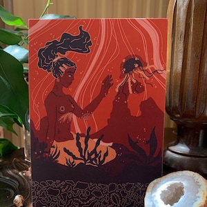 La Sirène Rouge de Mai - Illustration A6