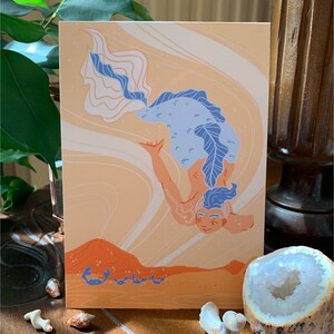 La Sirène Orange de Mai - Illustration A6