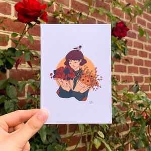 Coughing Up Flowers - Illustration A5/A6