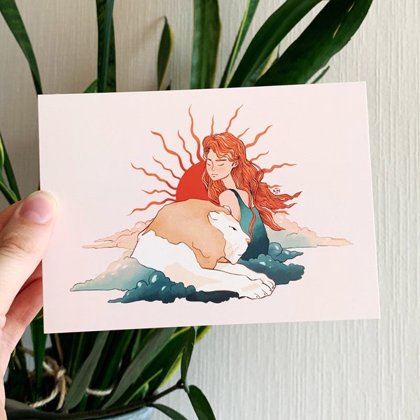 Mia et le lion blanc - Illustration A5/A6