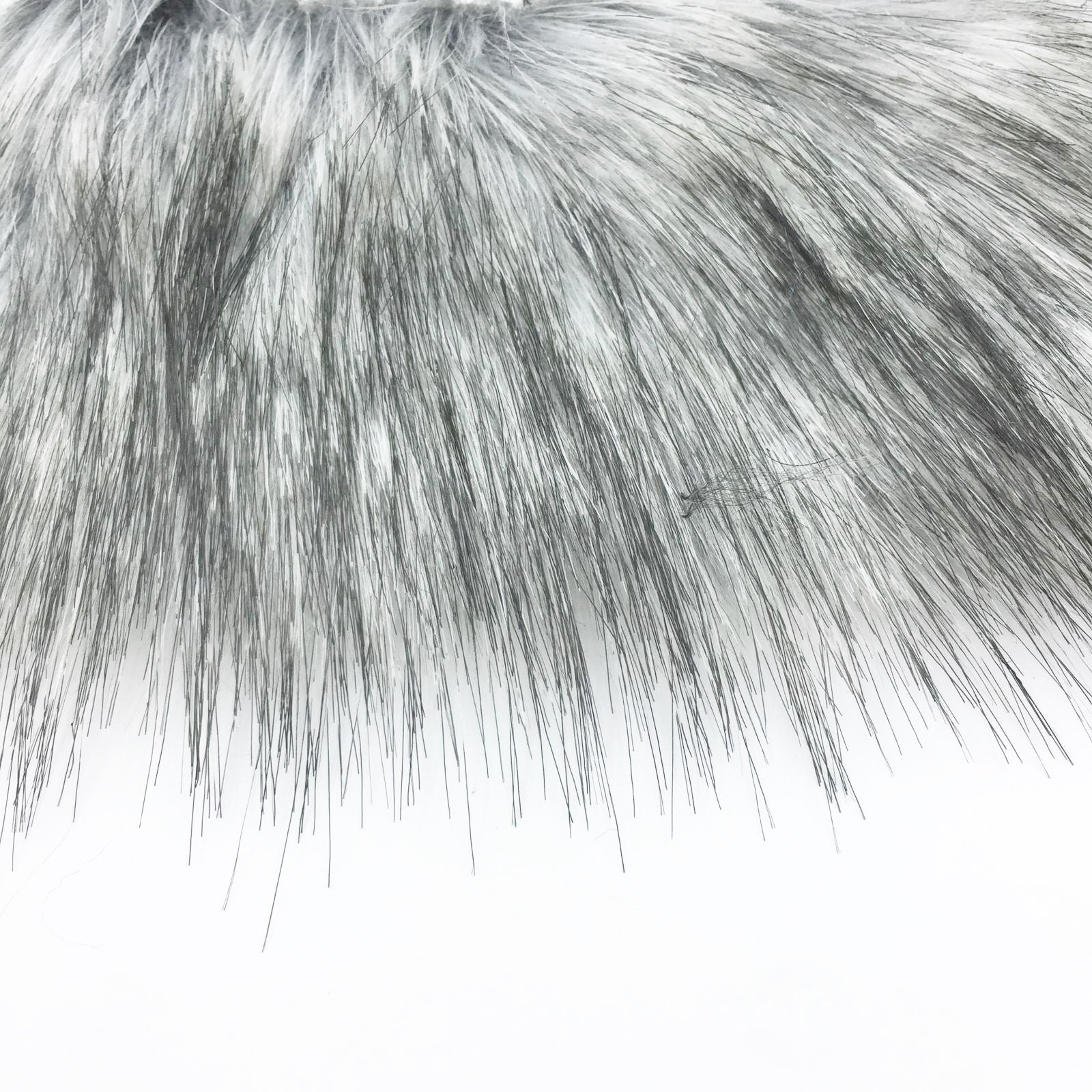 High Quality White and Black Faux Fur Fabric High Quality Etsy