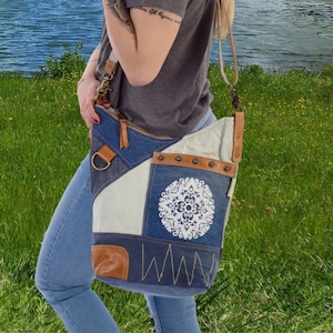 Canvas Shoulder Bag, Crossbody Canvas Bag, Retro Shoulder Bag, Small Shoulder Bag, Woman Crossbody, Shoulder Bag, Small Crossbody Bag, Retro