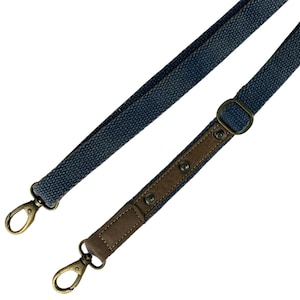 Schultergurt, Taschengriff, Taschenhenkel Canvas schwarz, Gurtband Handtasche, Taschenhenkel Leder, Henkel Griffe verstellbar, Ersatzriemen