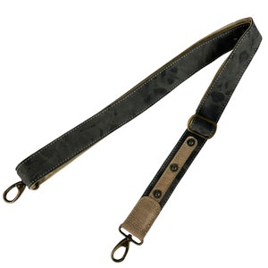Schultergurt, Taschengriff, Taschenhenkel Canvas lindgrün, Gurtband Handtasche, Taschenhenkel Leder, Henkel Griffe verstellbar, Ersatzriemen