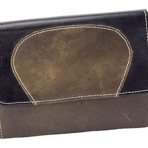 Geldbörse für Damen, kleiner Leder Geldbeutel, Portemonnaie mit RFID Schutz, Brieftasche mit viele Kreditkarten Fächer, Geldtasche, Wallet