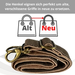 Asas de bolso de lona ajustables, correa para el hombro, asa para bolso, correa de repuesto para bolso de hombro, bolso de mano con correas, asas para asas imagen 5