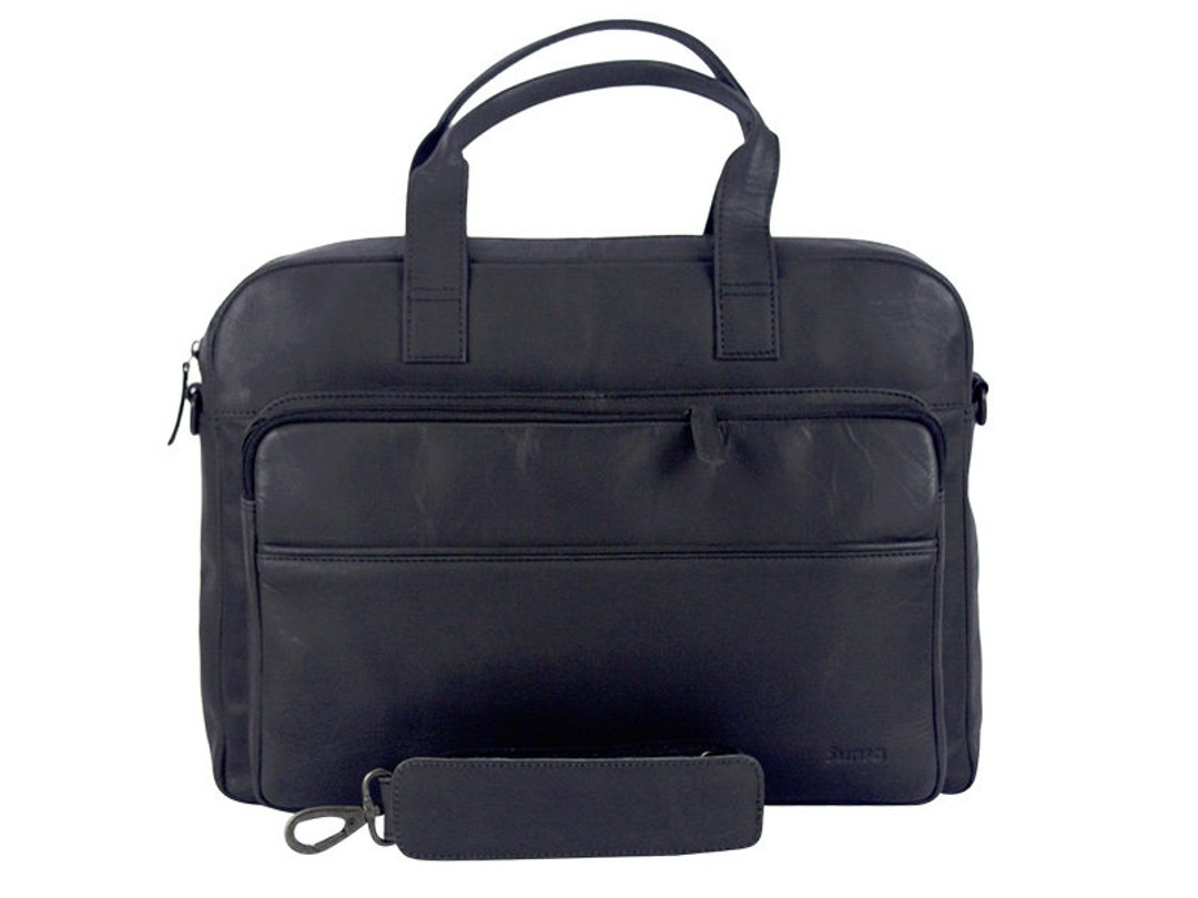 Men Leather Business Bag Laptop 15 Inch Bag Notebook Etsy