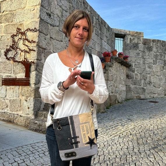 Sunsa Canvas Shoulder Vintage Style Ladies Shoulder Bag With