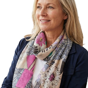 Szalik bawełniany, szalik letni, szalik damski, szaliki, kolorowe szaliki, szalik jesienny, prezenty dla niej, prezenty dla mamy, szaliki damskie