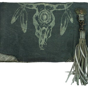 Clutch, Retro Clutch, einzigartige Clutch, Leder Geldbörse, großer Geldbeutel, Frauen Geldbörse, Canvas Geldbörse, Brieftasche, Portemonnaie