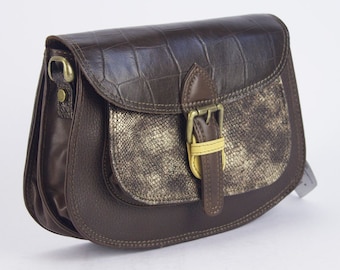 Leather shoulder bag, leather crossbody, leather bag, small leather shoulder bag, handle bag, colorful leather bag, women bag, handbag